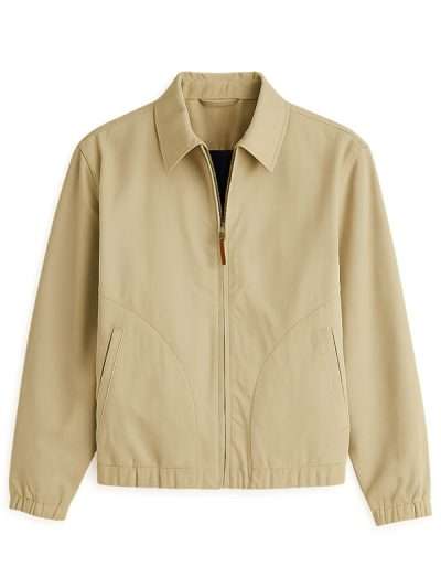 Chicago Fire S14 David Eigenberg Beige Cotton Jacket