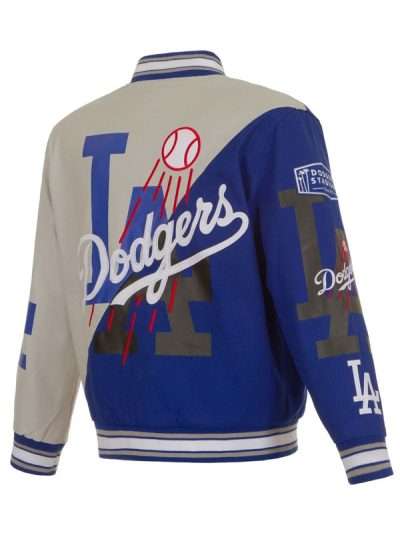 Classic LA Dodgers Varsity Bomber Jacket for Men & Women