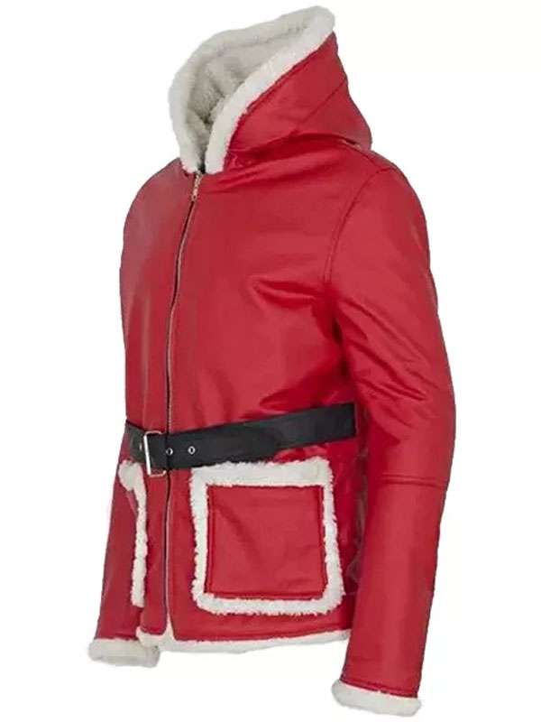 Christmas Red Santa Hooded Jacket