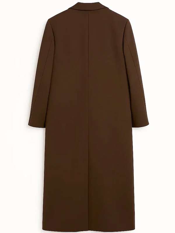 The Celebrity Traitors S01 Claudia Winkleman Brown Wool Coat