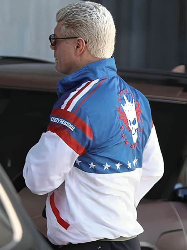 Wrestler Cody Rhodes Stars and Stripes Jacket
