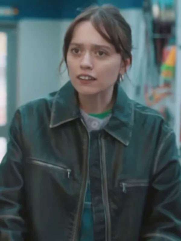 Aimee Lou Wood Daddy Issues S02 Leather Jacket