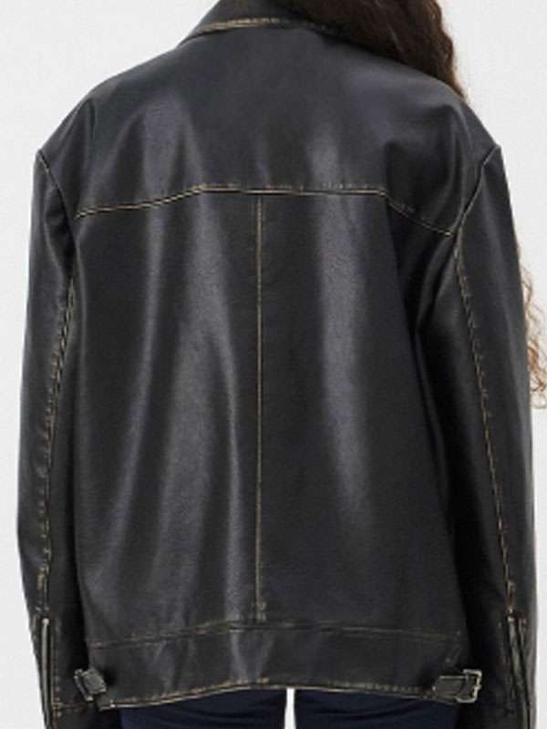 Daddy Issues 2025 Aimee Lou Wood Black Jacket