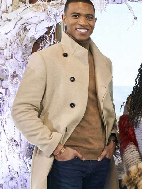 Danny Escalante 12 Dates of Christmas Wool Trench Coat