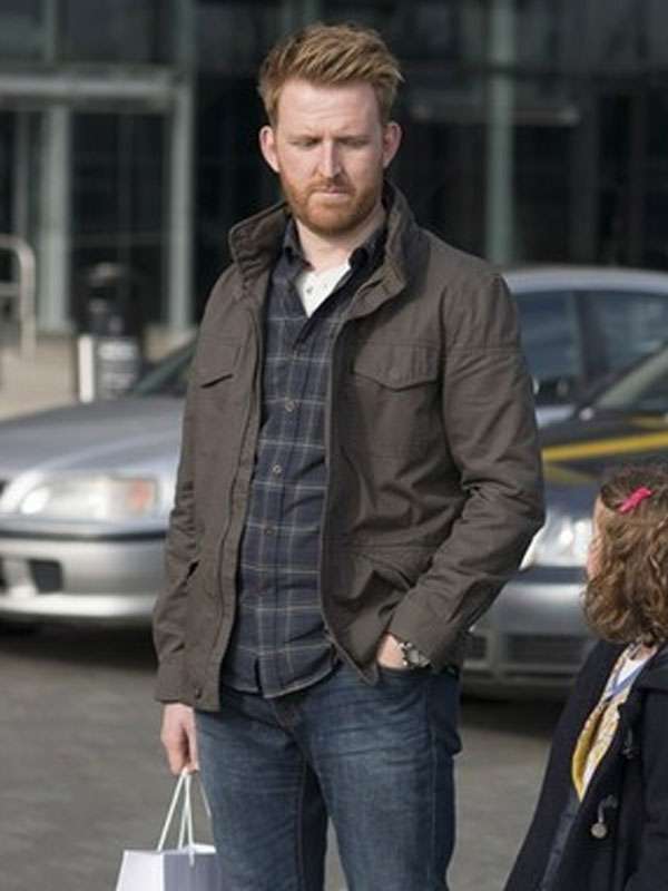 Down Cemetery Road S01 Tom Goodman-Hill Grey Cotton Jacket