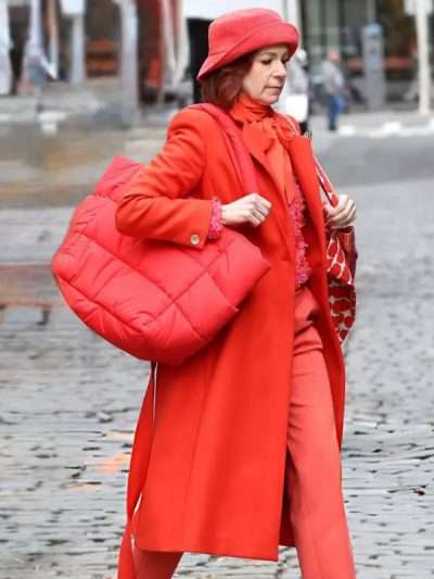 Elsbeth S03 Carrie Preston Red Wool Coat