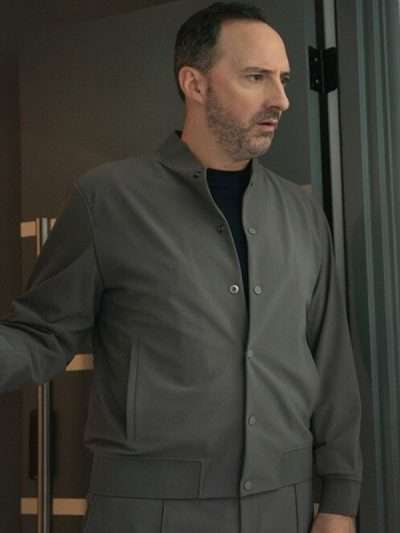 Elsbeth 2025 Tony Hale Grey Jacket