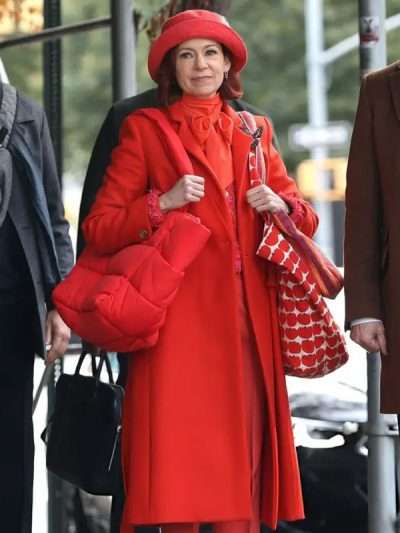 Elsbeth 2025 Elsbeth Tascioni Red Wool Coat