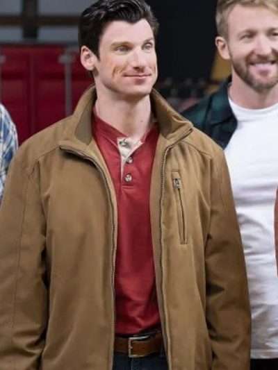 Finding Mr. Christmas Gage Robinson Brown Jacket