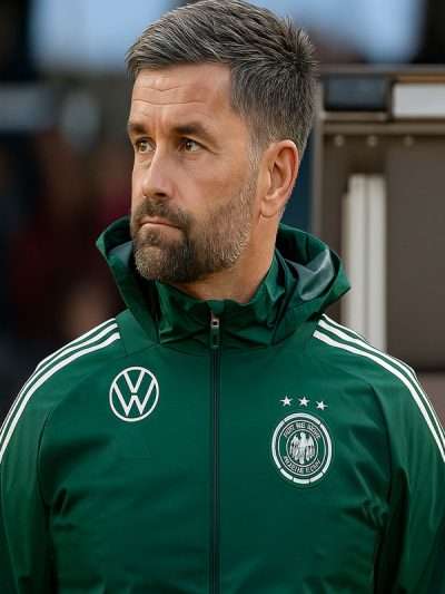 Germany v England Michael Urbansky Green Hooded Jacket