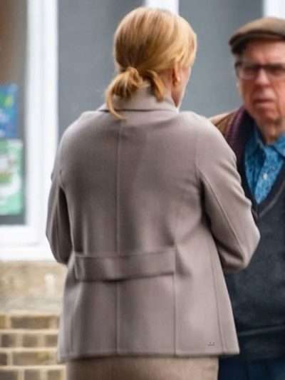 Goodbye June 2025 Kate Winslet Wool Coat