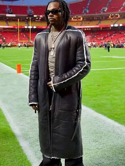Gunna X Monday Night Football 2025 Black Coat