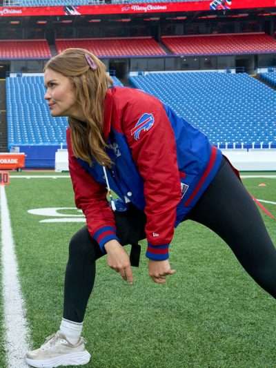 Holland Roden Holiday Touchdown A Bills Love Story Varsity Jacket
