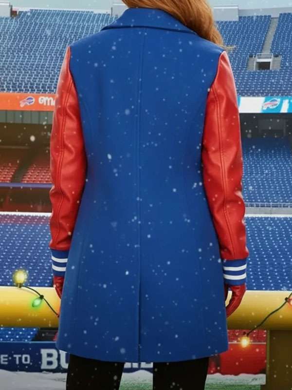 Holland Roden Holiday Touchdown A Bills Love Story 2025 Blue and Red Coat