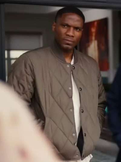 Hudson and Rex S08 Allen Devereaux Green Bomber Jacket