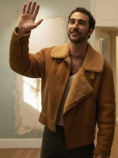 I Love LA 2025 Charlie Brown Suede Leather Jacket