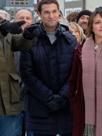 Jack Turner Love in Winterland Blue Long Puffer Jacket