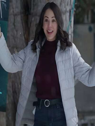 Christmas on Duty Janel Parrish Puffer Jacket