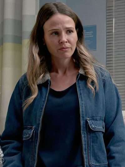 Jocelyn Hudon Chicago Fire S14 Blue Denim Jacket
