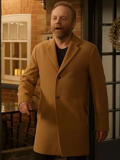 Tinsel Town 2025 Bradley Mack Brown Wool Coat