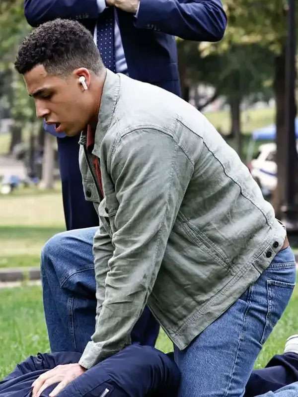 Marcus Scribner Boston Blue Grey Jacket