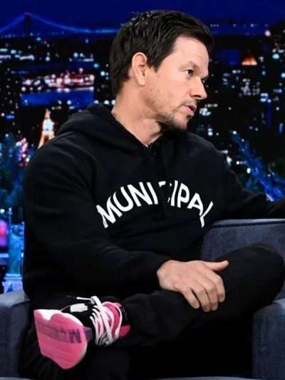 The Tonight Show Mark Wahlberg Black Hoodie