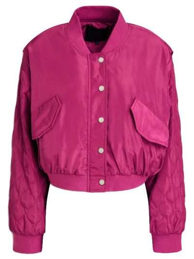 Maxton Hall The World Between Us S02 Eli Riccardi Pink Bomber Jacket