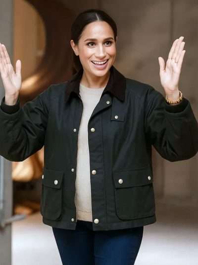 With Love, Meghan 2025 Meghan Markle Black Cotton Jacket