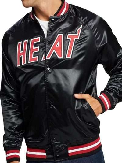 90s Miami Heat Bomber Jacket