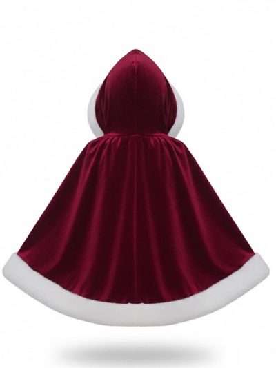 Maroon Christmas Cape