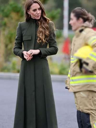 Catherine, Princess of Wales Kate Middleton NIFRS Green Coat
