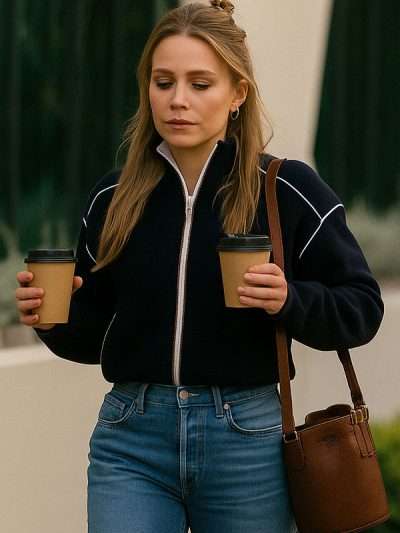 Kristen Bell Nobody Wants This S02 Black Jacket