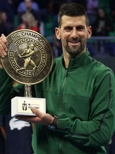 Hellenic Championship Novak Djokovic Green Track Jacket