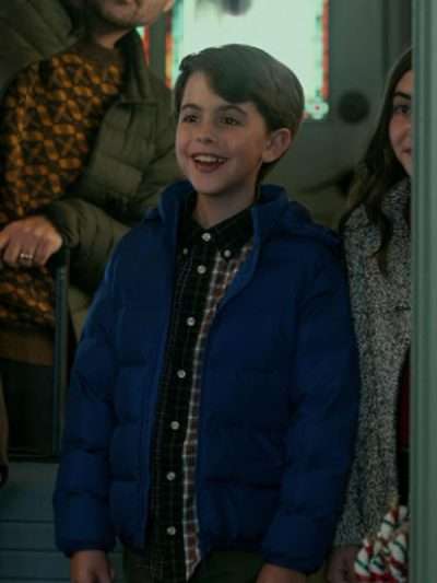 Drake Shehan Oh What Fun Blue Puffer Jacket