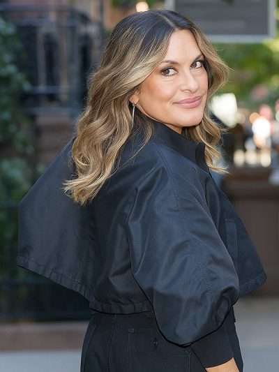 Law and Order SVU Mariska Hargitay Black Cropped Jacket