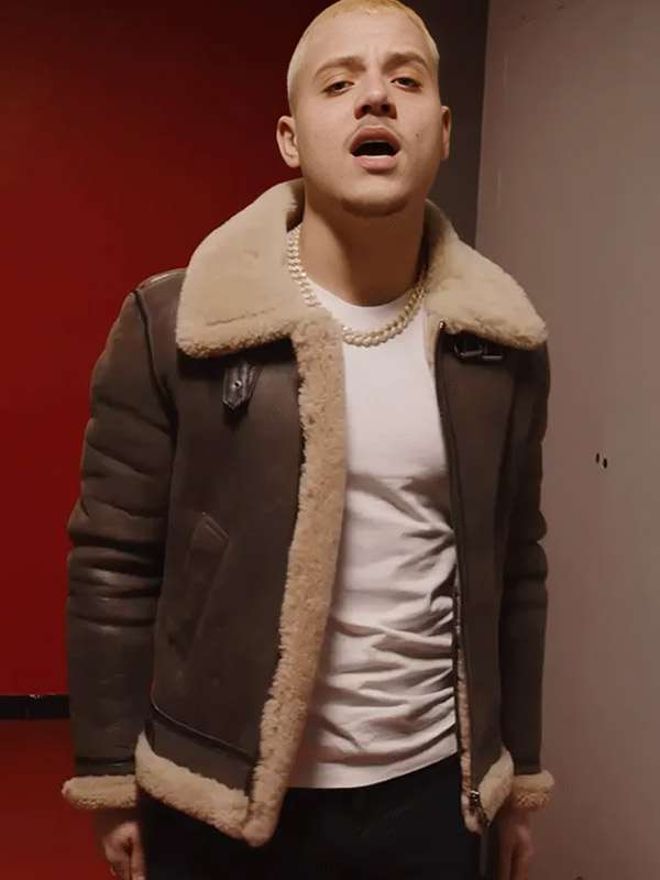 PLK Tu Vois Comment Shearling Leather Jacket
