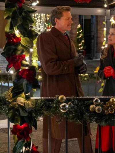 Paul Greene Timeless Tidings of Joy Brown Trench Coat