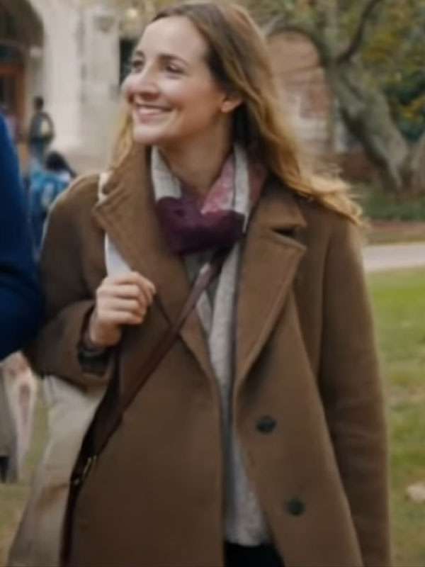 Poetic License 2025 Liz Cassidy Brown Wool Trench Coat