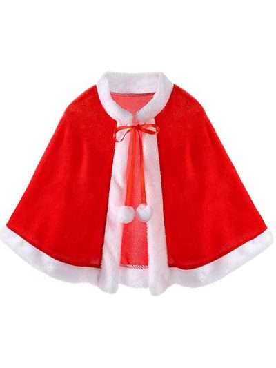 Red Velvet Santa Holiday Cape