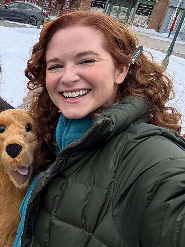Mistletoe Murders 2025 Sarah Drew Puffer Jacket