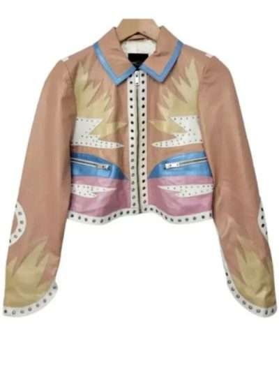 Sarah Hadland Daddy Issues Studded Leather Jacket
