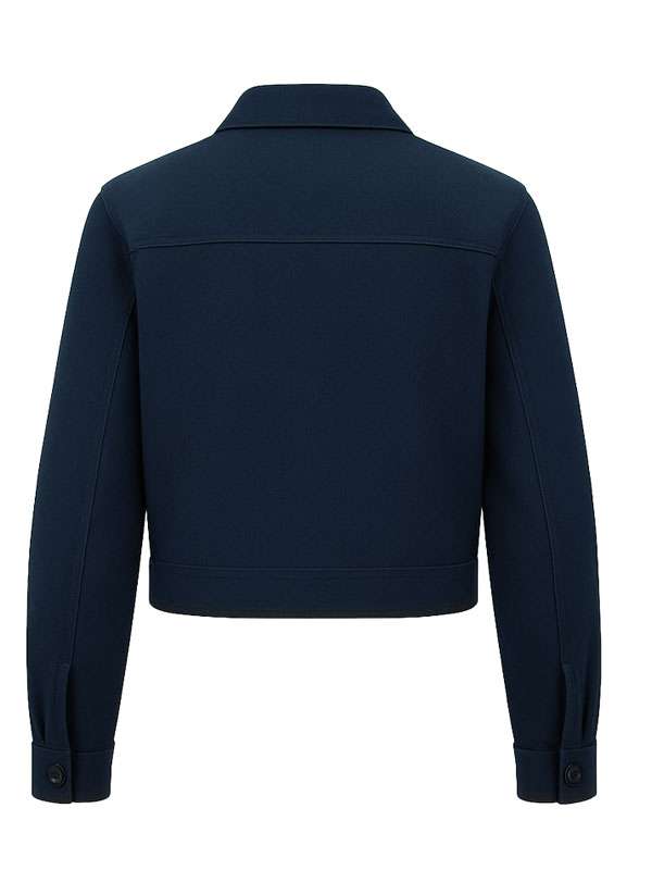 Sheriff Country 2025 Amanda Arcuri Blue Wool Jacket