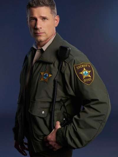 Matt Lauria Sheriff Country Green Jacket