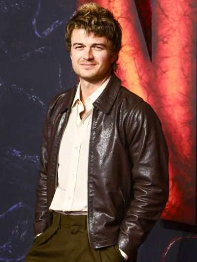 Stranger Things S05 Steve Harrington Leather Jacket