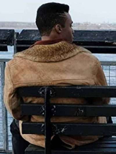 Pose Dyllon Burnside Shearling Leather Jacket