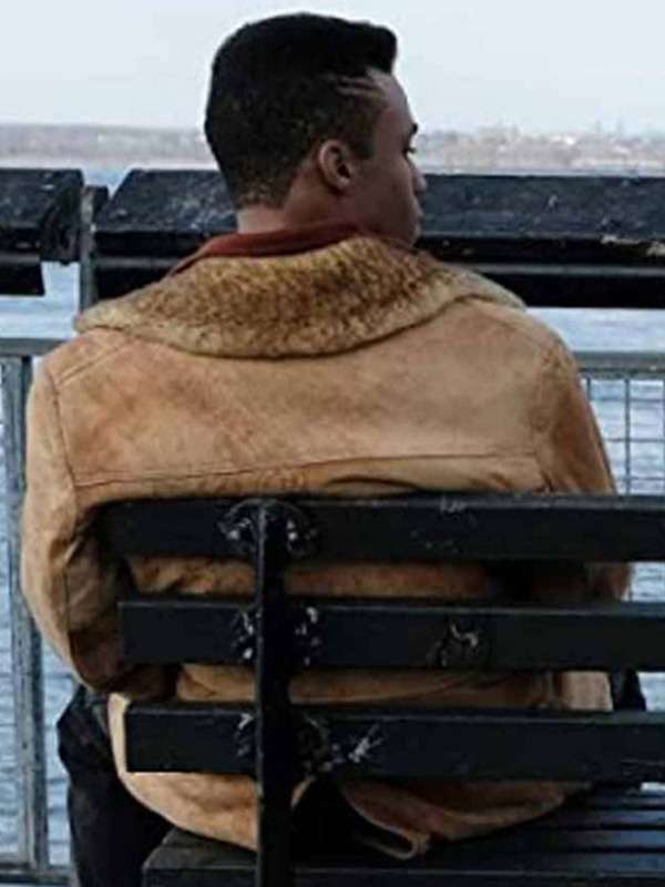 Pose Dyllon Burnside Shearling Leather Jacket
