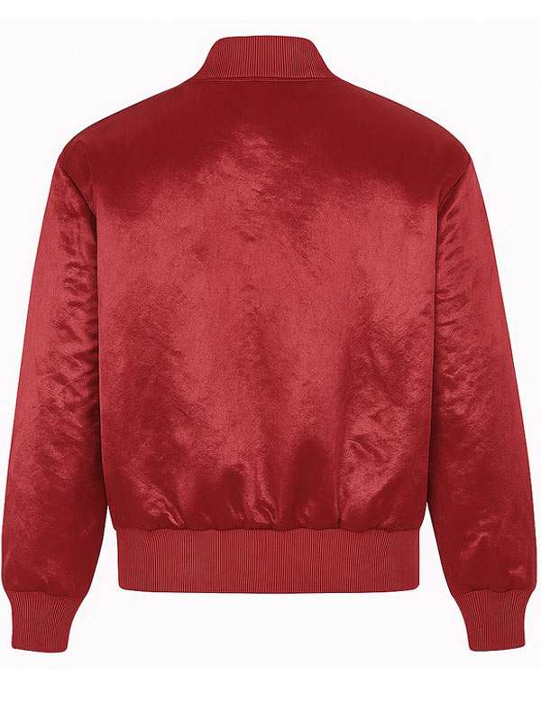 The Voice S28 Michael Buble Red Bomber Jacket