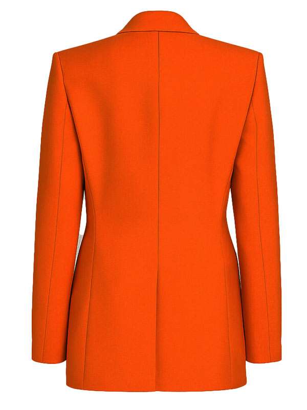 The Celebrity Traitors S01 Clare Balding Orange Blazer