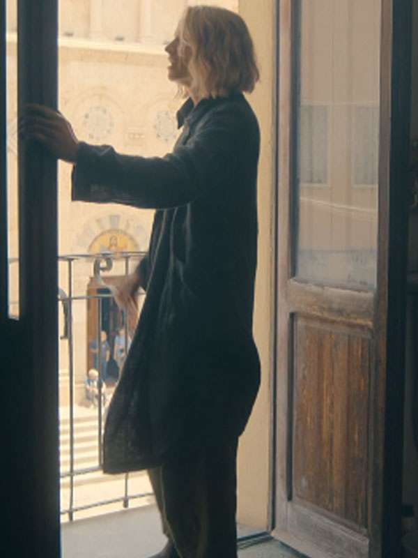The Iris Affair Iris Nixon Black Cotton Trench Coat