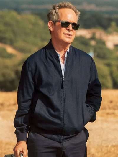 Tom Hollander The Iris Affair Bomber Jacket